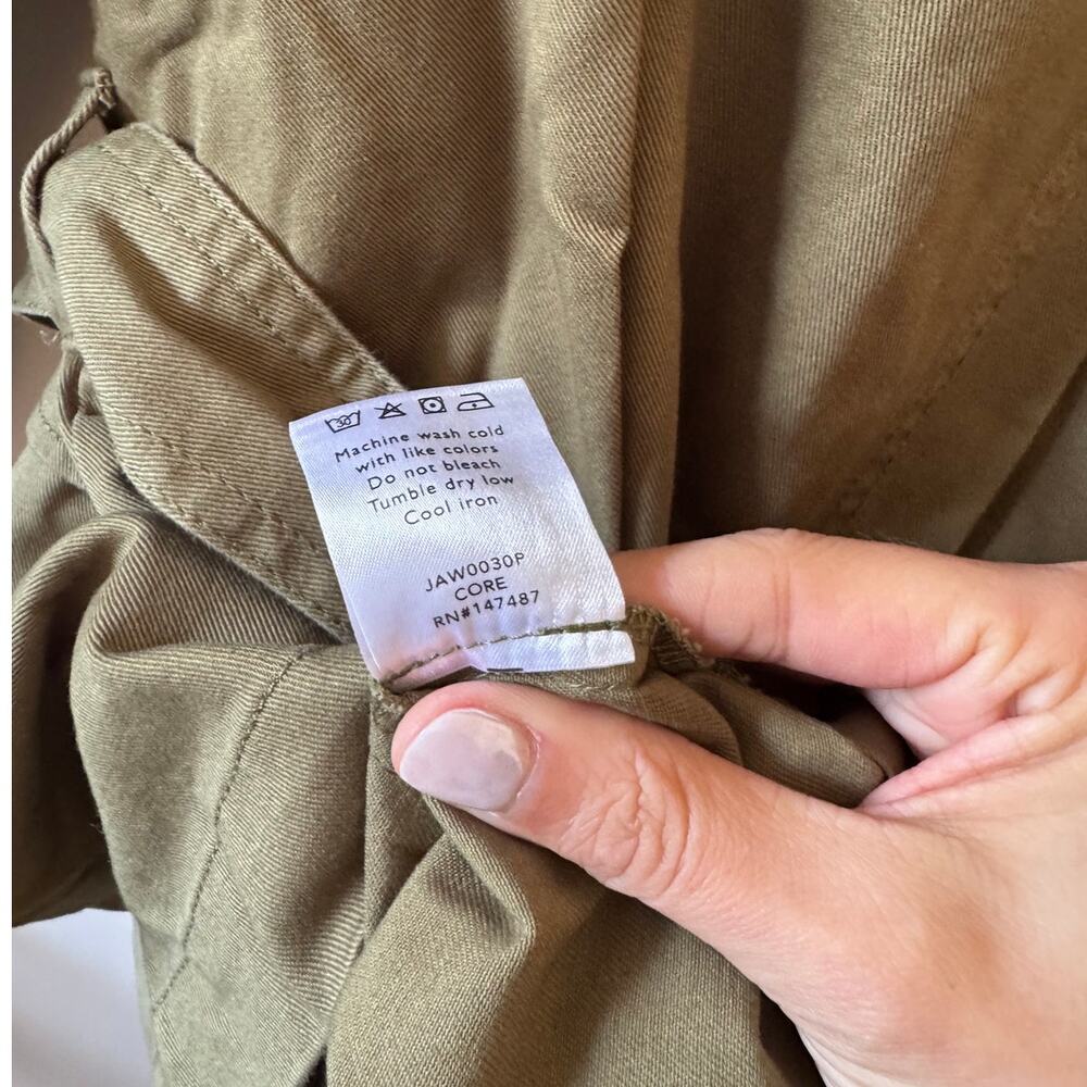 Draper James Field Jacket in Green Twill Size 3X - Picture 6 of 6
